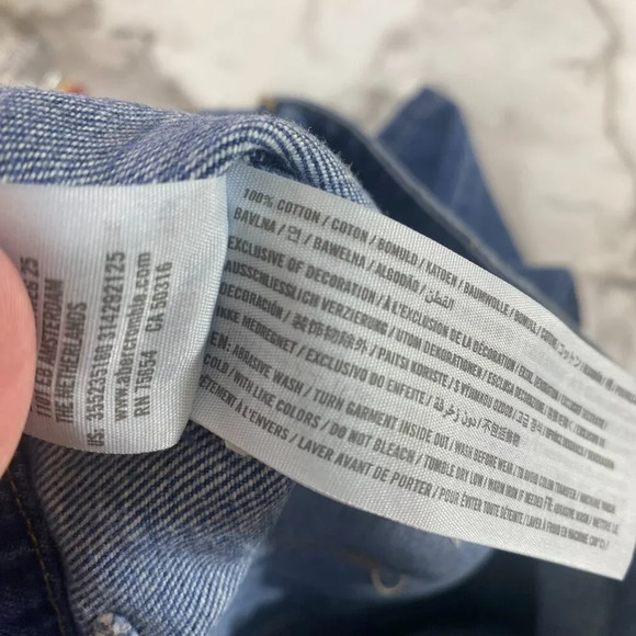 Hollister Ultra High-Rise Culotte Jeans Women Size 3 26 x 22 Blue Denim Wide Leg - Picture 11 of 11